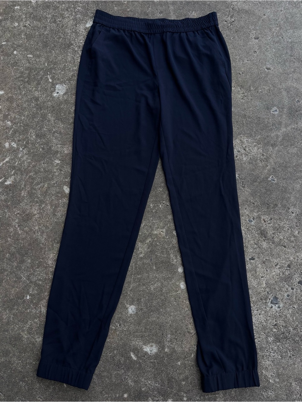 Banana Republic Dark Navy Elastic Waist Joggers